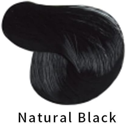 Ammonia Free Apple Fruit Extract Hair Dye Cream 96H To Long Lasting Color for Hair and Beard(black)